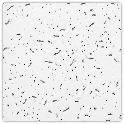 Mineral fiber board surface pattern for acoustic ceiling tiles