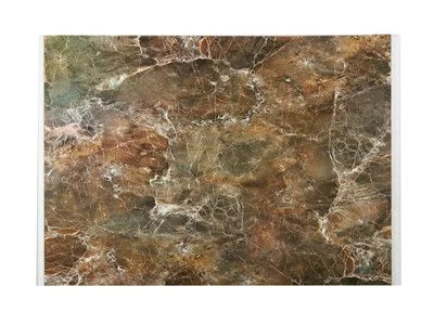 Decorative interlocking PVC panel for interior walls and ceilings